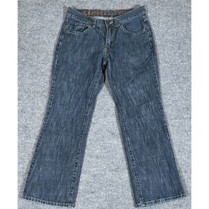 Express Premium Classic Fit Bootcut Distressed Men's Jeans Size 32 x 30‎ 90s Y2K